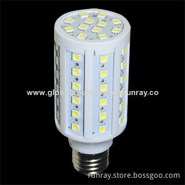 Epistar 5050 SMD Chip 9W E27 LED Bulb, 85-265V AC Input Voltage, CE/RoHS-marked, Aluminum + Plastic